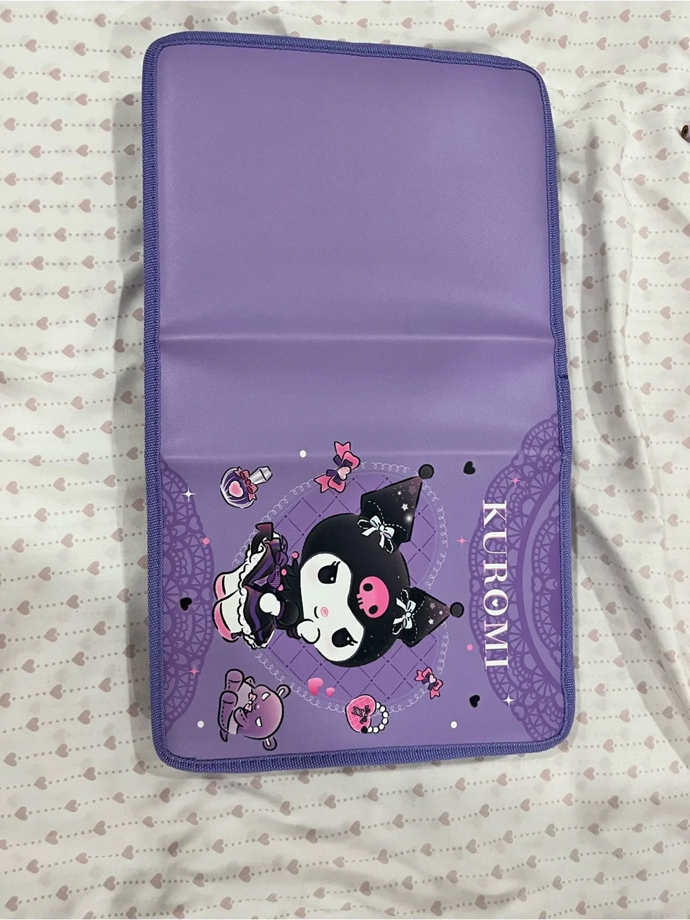 SANRIO KUROMI BUNDLE - Purple Stationery Set with Figurines